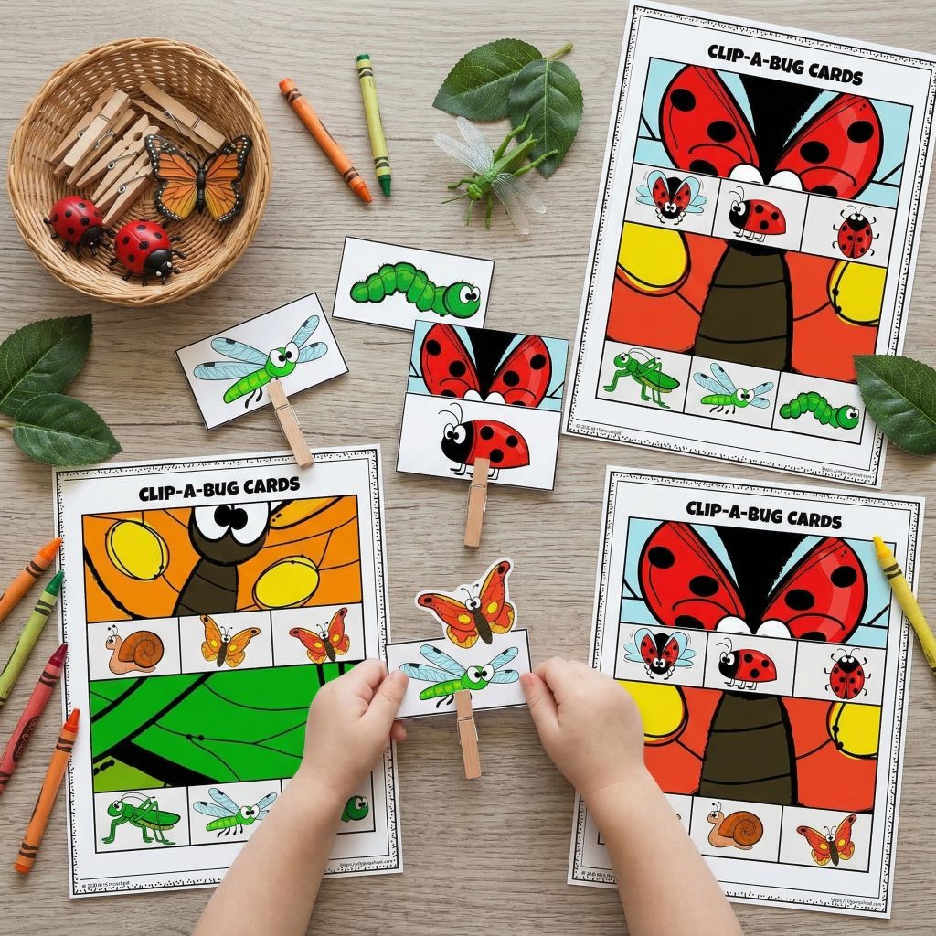preschool teaching membership Clip-a-bug